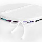 Lacivert Tropikal Desenli Dijital Baskılı Yuvarlak Fermuarlı Sandalye Minderi Realhomes