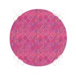 - RealHomes Yuvarlak Fermuarlı Minder - Realhomes Pembe Altın Varaklı Ogea Desenli Yuvarlak Fermuarlı Sandalye Minderi Realhomes