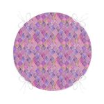 - RealHomes Yuvarlak Fermuarlı Minder - Realhomes  Geometrik Açık Pudra Renkli Modern Yuvarlak Fermuarlı Sandalye Minderi Realhomes