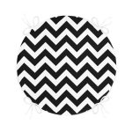 - RealHomes Yuvarlak Fermuarlı Minder - Realhomes  Modern Zikzak Desenli Dijital Baskılı Yuvarlak Fermuarlı Sandalye Minderi Realhomes