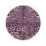 - RealHomes Yuvarlak Fermuarlı Minder - Realhomes  Realhomes Pembe Renkli Leopar Desenli Modern Yuvarlak Fermuarlı Sandalye Minderi Realhomes