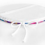 - RealHomes Yuvarlak Fermuarlı Minder - Realhomes  Mavi Zeminli Yapraklar Özel Tasarımlı Yuvarlak Fermuarlı Sandalye Minderi Realhomes