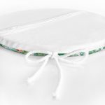 Tropikal Orman Tasarımlı Dijital Baskılı Yuvarlak Fermuarlı Sandalye Minderi Realhomes