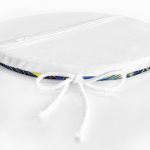 Sarı Zeminde Tropikal Orman Tasarımlı Modern Yuvarlak Fermuarlı Sandalye Minderi Realhomes