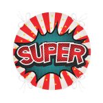 - RealHomes Yuvarlak Fermuarlı Minder - Realhomes Retro Super Tasarımlı Dijital Baskılı Modern Yuvarlak Fermuarlı Sandalye Minderi Realhomes