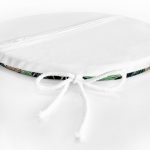 Lacivert Zeminli Amazon Ormanları Temalı Modern Yuvarlak Fermuarlı Sandalye Minderi Realhomes