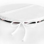 - RealHomes Yuvarlak Fermuarlı Minder - Realhomes  Siyah Zeminde Lilyum ve Flamingo Özel Tasarım Yuvarlak Fermuarlı Sandalye Minderi Realhomes