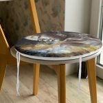 - RealHomes Yuvarlak Fermuarlı Minder - Realhomes African Woman Etnik Desenli Dijital Baskılı Yuvarlak Fermuarlı Sandalye Minderi Realhomes