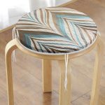 - RealHomes Yuvarlak Fermuarlı Minder - Realhomes  Renklerin Uyumu Geometrik Tasarımlı Yuvarlak Fermuarlı Sandalye Minderi Realhomes