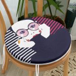 - RealHomes Yuvarlak Fermuarlı Minder - Realhomes Icon Women Özel Tasarımlı Dijital Baskılı Yuvarlak Fermuarlı Sandalye Minderi Realhomes