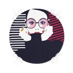 - RealHomes Yuvarlak Fermuarlı Minder - Realhomes Icon Women Özel Tasarımlı Dijital Baskılı Yuvarlak Fermuarlı Sandalye Minderi Realhomes