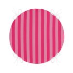 Victoria Pembesi Modern Tasarımlı Dijital Baskılı Yuvarlak Fermuarlı Sandalye Minderi Realhomes