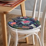 - RealHomes Yuvarlak Fermuarlı Minder - Realhomes  Amazon Etnik Fil Motifli Dijital Baskılı Modern Yuvarlak Fermuarlı Sandalye Minderi Realhomes