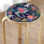 - RealHomes Yuvarlak Fermuarlı Minder - Realhomes  Amazon Etnik Fil Motifli Dijital Baskılı Modern Yuvarlak Fermuarlı Sandalye Minderi Realhomes