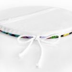 - RealHomes Yuvarlak Fermuarlı Minder - Realhomes Yaprak Motifli Dijital Baskılı Modern Yuvarlak Fermuarlı Sandalye Minderi Realhomes