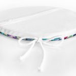 - RealHomes Yuvarlak Fermuarlı Minder - Realhomes Modern Renkli Üçgen Tasarımlı Dijital Baskılı Modern Yuvarlak Fermuarlı Sandalye Minderi Realhomes