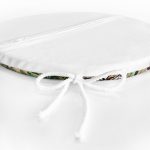 - RealHomes Yuvarlak Fermuarlı Minder - Realhomes  Kamuflaj Kaplan Desenli Dijital Baskılı Modern Yuvarlak Fermuarlı Sandalye Minderi Realhomes