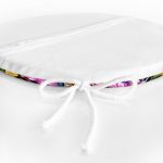 - RealHomes Yuvarlak Fermuarlı Minder - Realhomes  Tropik Renkli Çiçek Motifli Özel Tasarım Yuvarlak Fermuarlı Sandalye Minderi Realhomes