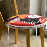 - RealHomes Yuvarlak Fermuarlı Minder - Realhomes Fashion Women Özel Tasarımlı Dijital Baskılı Modern Yuvarlak Fermuarlı Sandalye Minderi Realhomes