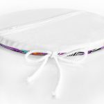 Geometrik Zeminde Tropikal Yapraklar Dijital Baskılı Modern Yuvarlak Fermuarlı Sandalye Minderi Realhomes