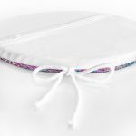 Renkli Leopar Desenli Özel tasarım Dijital Baskılı Modern Yuvarlak Fermuarlı Sandalye Minderi Realhomes