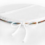 - RealHomes Yuvarlak Fermuarlı Minder - Realhomes  Fraktal Desenli Özel Tasarım Dijital Baskılı Modern Yuvarlak Fermuarlı Sandalye Minderi Realhomes