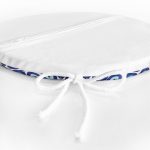 - RealHomes Yuvarlak Fermuarlı Minder - Realhomes Nazar Boncuğu Motifli Dijital Baskılı Modern Yuvarlak Fermuarlı Sandalye Minderi Realhomes