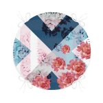 - RealHomes Yuvarlak Fermuarlı Minder - Realhomes Fashion Özel Tasarım Dijital Baskılı Modern Yuvarlak Fermuarlı Sandalye Minderi Realhomes