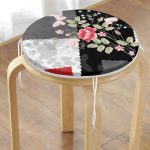 - RealHomes Yuvarlak Fermuarlı Minder - Realhomes Fashion Özel Tasarım Dijital Baskılı Modern Yuvarlak Fermuarlı Sandalye Minderi Realhomes