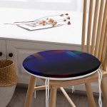 - RealHomes Yuvarlak Fermuarlı Minder - Realhomes  Soyut Tarzda Geometrik Özel Tasarım Dijital Baskılı Modern Yuvarlak Fermuarlı Sandalye Minderi Realhomes