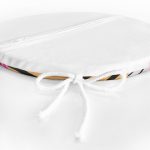 Geometrik Modern Sanat Tasarımlı Yuvarlak Fermuarlı Sandalye Minderi Realhomes