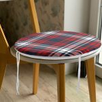 - RealHomes Yuvarlak Fermuarlı Minder - Realhomes Modern Sanat Tasarımlı Dijital Baskılı Yuvarlak Fermuarlı Sandalye Minderi Realhomes