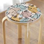 - RealHomes Yuvarlak Fermuarlı Minder - Realhomes Realhomes Bohemian Rustic Özel Tasarım Dijital Baskılı Yuvarlak Fermuarlı Sandalye Minderi Realhomes