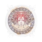 Medusa Gorgon Özel Tasarım Dijital Baskılı Yuvarlak Fermuarlı Sandalye Minderi Realhomes