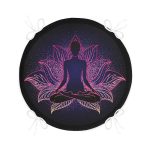 - RealHomes Yuvarlak Fermuarlı Minder - Realhomes Pembe Neon Motifli Uzak Doğu Yoga Desenli Yuvarlak Fermuarlı Sandalye Minderi Realhomes