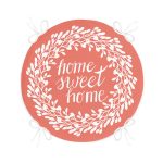 - RealHomes Yuvarlak Fermuarlı Minder - Realhomes  Home Sweet Home Dijital Baskılı Yuvarlak Fermuarlı Sandalye Minderi Realhomes