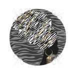 - RealHomes Yuvarlak Fermuarlı Minder - Realhomes  Siyah Ve Karamel Zeminde Zenci Kadın Dijital Baskılı Yuvarlak Fermuarlı Sandalye Minderi Realhomes