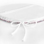 - RealHomes Yuvarlak Fermuarlı Minder - Realhomes  Pembe Zeminde Çiçekler Özel Tasarım Yuvarlak Fermuarlı Sandalye Minderi Realhomes