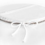 - RealHomes Yuvarlak Fermuarlı Minder - Realhomes  Özel Tasarım Kahve İkat Desenli Dijital Baskılı Yuvarlak Fermuarlı Sandalye Minderi Realhomes