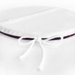 - RealHomes Yuvarlak Fermuarlı Minder - Realhomes  Siyah Zeminde Pembe Neon Mandala Desenli Yuvarlak Fermuarlı Sandalye Minderi Realhomes