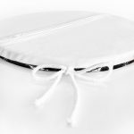 - RealHomes Yuvarlak Fermuarlı Minder - Realhomes Siyah Zeminde Kare Mandala Desenli Özel Tasarım Yuvarlak Fermuarlı Sandalye Minderi Realhomes