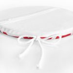 - RealHomes Yuvarlak Fermuarlı Minder - Realhomes Modern Zikzak Desenli Dijital Baskılı Yuvarlak Fermuarlı Sandalye Minderi Realhomes