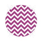 - RealHomes Yuvarlak Fermuarlı Minder - Realhomes  Modern Zikzak Desenli Dijital Baskılı Yuvarlak Fermuarlı Sandalye Minderi Realhomes