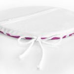 - RealHomes Yuvarlak Fermuarlı Minder - Realhomes  Modern Zikzak Desenli Dijital Baskılı Yuvarlak Fermuarlı Sandalye Minderi Realhomes