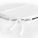 - RealHomes Yuvarlak Fermuarlı Minder - Realhomes  Siyah Beyaz Palmiye Yaprakları Dijital Baskılı Yuvarlak Fermuarlı Sandalye Minderi Realhomes