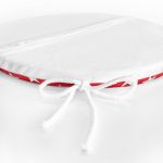 - RealHomes Yuvarlak Fermuarlı Minder - Realhomes Modern Yıldız Desenli Dijital Baskılı Yuvarlak Fermuarlı Sandalye Minderi Realhomes