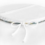 Soyut Geometrik Dijital Baskılı Özel Tasarım Yuvarlak Fermuarlı Sandalye Minderi Realhomes