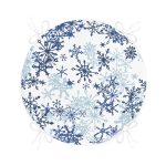 - RealHomes Yuvarlak Fermuarlı Minder - Realhomes Beyaz Zeminde Mavi Kristal Ve Yıldız Motifli Özel Tasarım Modern Yuvarlak Fermuarlı Sandalye Minderi Realhomes