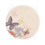 - RealHomes Yuvarlak Fermuarlı Minder - Realhomes  Modern Kelebek Dijital Baskılı Yuvarlak Fermuarlı Sandalye Minderi Realhomes