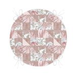 - RealHomes Yuvarlak Fermuarlı Minder - Realhomes Mermer Desen Temalı Geometrik Özel Tasarım Yuvarlak Fermuarlı Sandalye Minderi Realhomes